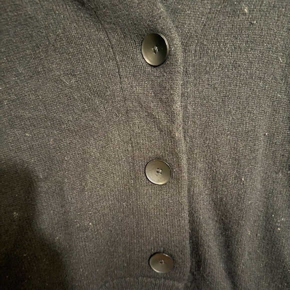 COS Black Short-Sleeve wool Cardigan - Picture 5 of 7